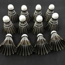 Game Stable Durable Training Goose Feather Ball Badminton Shuttlecock Black