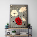Painting By Numbers Kit DIY Flowers Hand Painted Canvas Oil Art Picture