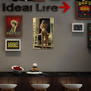 Sexy Lady Retro Metal Plate Tin Sign Wall Plate for Bar Pub Iron Painting Art