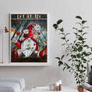 11CT Printed Full Cross Stitch Handcraft Flower Goblin Artwork Wall Decor