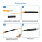 Waterproof Heat Shrink Sleeving Tube Assortment Kit 2:1 Black Shrinkage Sheath