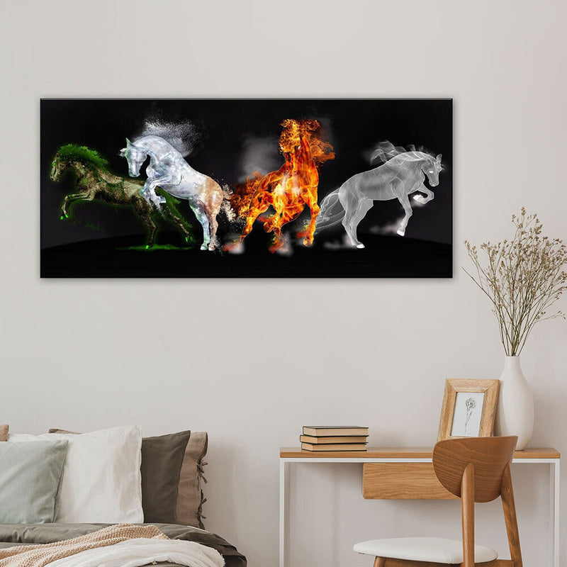 Four Pegasus Diamond Painting Kits Full Square Drill Home Wall Art Decor