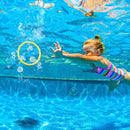 4pcs Throwing Toys Funny Underwater Training Kids Summer Diving Rings Water