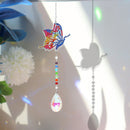 DIY 5D Diamond Painting Rainbow Maker Wind Chime Light Catcher (Butterfly) Newly