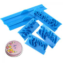 Baking Tool Fondant Cutter Letter Cake Mold Sugarcraft Mould Happy Birthday