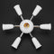 Adjustable E27 Splitter 7 Heads Lamp Base LED Bulb Adapter Holder Socket Newly