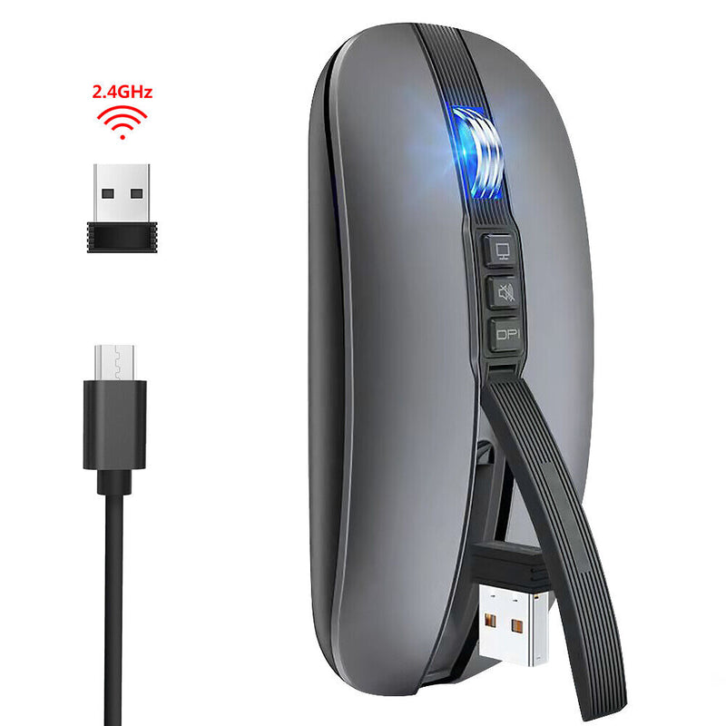 M113 2400DPI USB 2.4G Wireless Mouse Type-C Rechargeable Dual Mode Office Mouse
