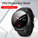 Smart Watch Plating Protective Cover for Garmin Venu 2/Vivoactive 4 (Black)