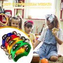 4pcs Hand Tambourine Drum Bell Jingles Percussion Kids Musical Game Toys Newly