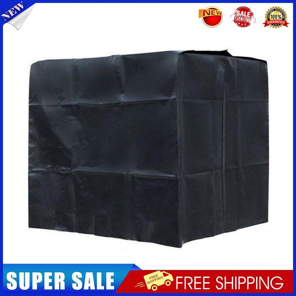 Water Tank Protective Cover IBC Container Waterproof Dust Sunscreen (Black)
