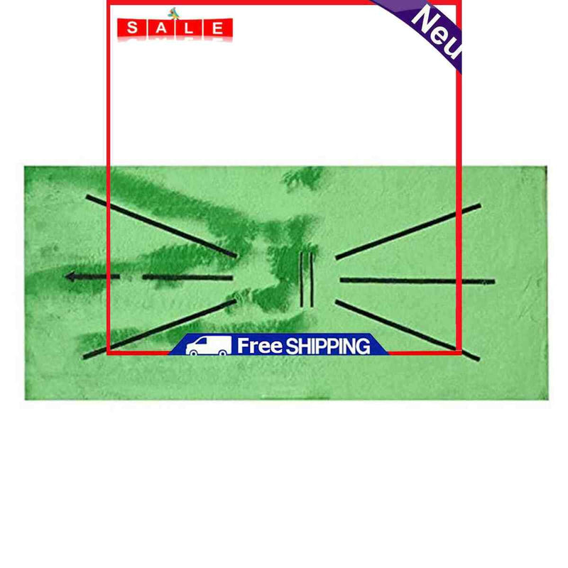 Golf Training Mat for Swing Detection, Portable Putting Batting Practice Aid Rug