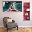 Buddha Statue Full Round Diamond Painting DIY Mosaic Picture Kit Home Decor