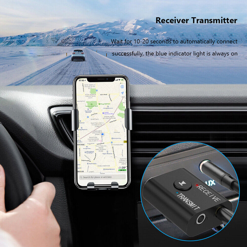 TR6 USB Bluetooth-compatible 5.0+EDR Transmitter Receiver Audio Adapter for