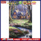 DIY Full Round Drill Drawing Diamond Painting Kit 5D Forest Hut Art Ornaments