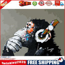 Painting By Numbers Kit DIY Music Monkey Canvas Oil Art Picture Home Decor