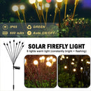 Outdoor Solar Powered LED Lights kit Landscape Garden Firefly Swaying Light Law!