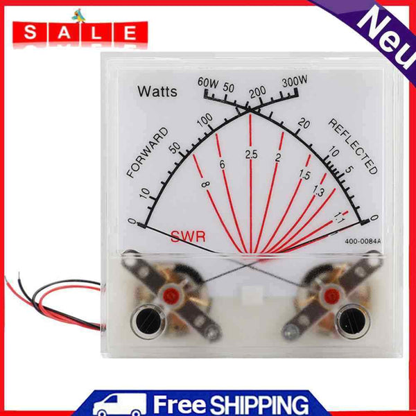 Standing Wave Ratio SWR Watt Meter Radio Power Meter Transmitter with Backlight