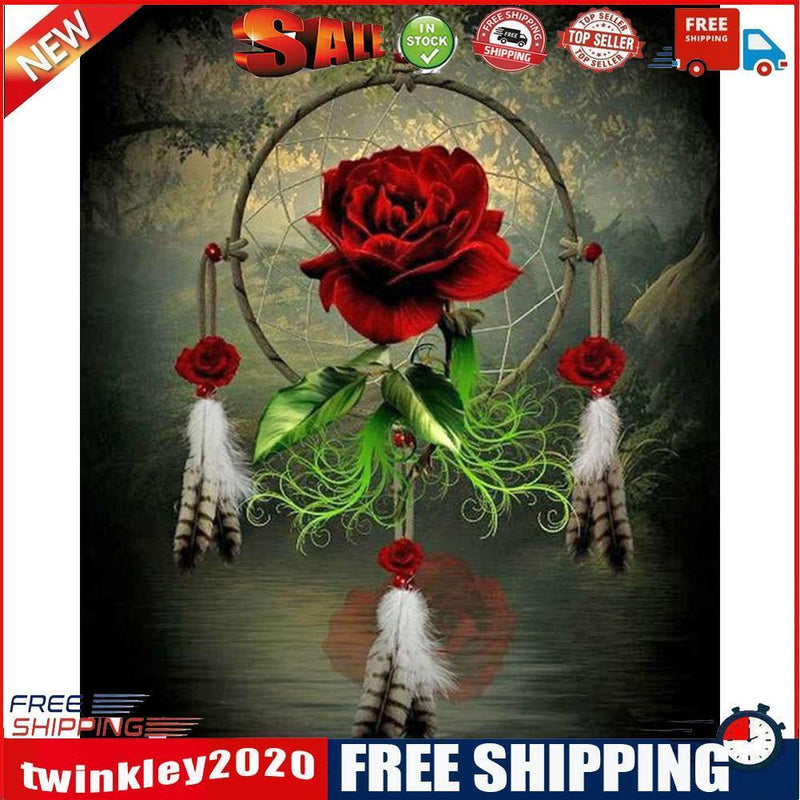 DIY Oil Paint by Numbers Coded Flower Pattern Acrylic Drawing Home Decor