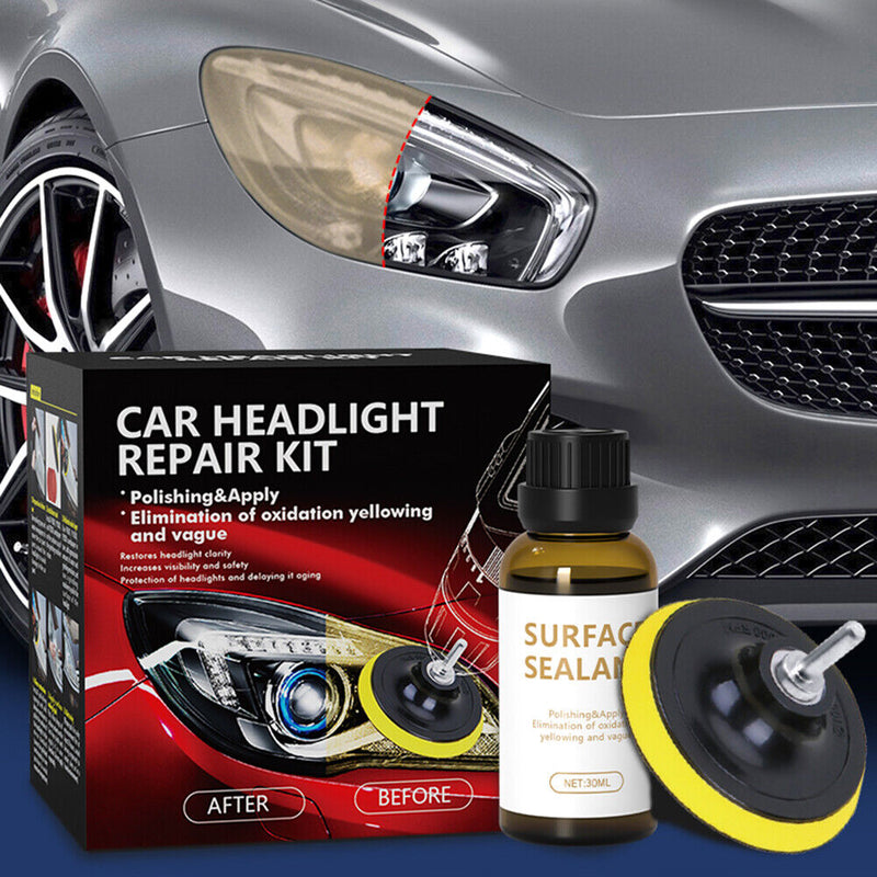 Car Headlight Repair Tool Set Car Headlight Restoration System -