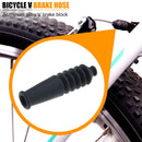 50pcs Rubber V Brake Bicycle Cycling Hose Braking System Line Protection Co