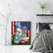 5D Diamond Painting Kit DIY flag and flowers Full Round Drill Mosaic Picture