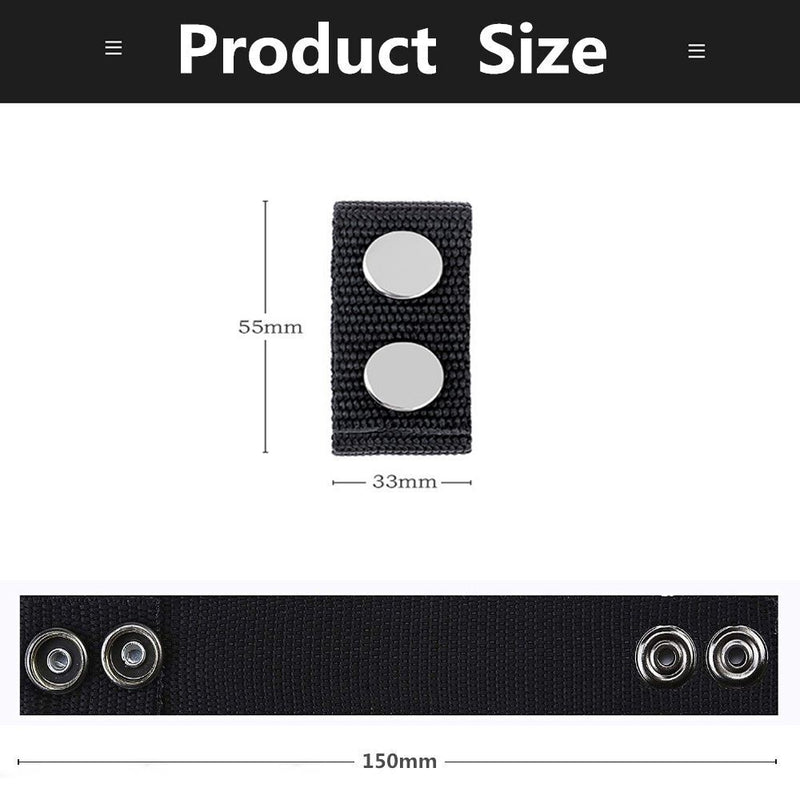 Durable Outdoor Portable Sports Nylon Strap Heavy Duty Belt Keeper Belt Buckle