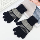 Screen Full Fingered Mittens Short Wrist Gloves Hand Warmer Knitted Gloves