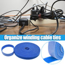 Colorful Nylon Bandage Tie Garden Plant Shape Tape Nylon Bandage (Blue) Newly