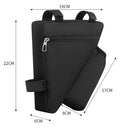 1.2L Triangle Mountain Bike Bag Front Tube Frame Pouch with Water Bottle Pock