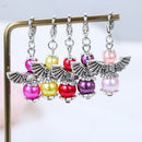 Crochet Stitch Lock Locking Stitch Markers Knitting Stitch Markers Angel