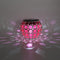 Solar LED Hollow Outdoor Waterproof Peacock Garden Courtyard Lamp (Red)