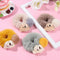 Women Girls Hairball HairBands Hair Tie Plush HairRope Bear Rubber Bands