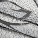 2m Semi Blackout Curtain Simple Vine Leaf Partition Window Decor(Grey) Newly