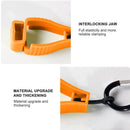 9pcs Glove Grabber Clamp Catcher Safety Working Clip Holder Hanger (Orange)