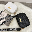 Fashion Women Shoulder Crossbody Bag Leather Casual Small Handbag (Black)