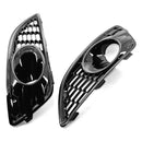 1 Pair Hollow Front Bumper Fog Lamp Lower Grill Cover for Ford Fiesta 2013-2017