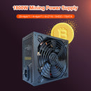 ATX 1800W Miner Power Supply with Cable Support 8 Graphics Card 220V Power