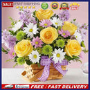 5D DIY Full Drill Diamond Painting Flower Embroidery Mosaic Craft Kit Home De