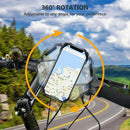 Black 360 Degree Rotating Cycling Handlebar Cycling Handlebar Bike Phone Holder
