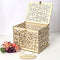 Wood Wedding Card Box DIY Mr Mrs Hollow Love Pattern Wedding Party Supplies