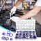270pcs 18 Sizes HNBR O Rings Air Conditioning Compressor Refrigerant Seal Rings