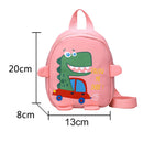 #A Cute Cartoon Dinosaur Baby Backpacks Kindergarten Schoolbag Children Boys