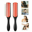 Salon Massage tool Professional Hairbrush 9 Row Hair Brush Classic Styling Comb