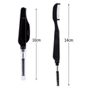 Beauty Eyebrow Brush Mascara Separator Eyelash Metal Comb Dual-Head Foldable