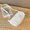 Women Casual Handbag Simple Nylon Daily Female Totes Shoulder Bags (White)