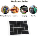 USB Solar Panel Charging Generator Power Bank Phone Solar J0 For 3W 5V R9Y0