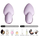 Tongue Shaped Powder Puff Face Makeup Applicator Makeup Non-Stick Powder Puff`