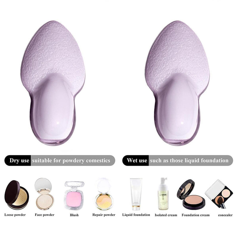 Tongue Shaped Powder Puff Face Makeup Applicator Makeup Non-Stick Powder Puff`