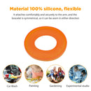 Practicality Anti-drip Silicone Bracelet - Fixed Clothes Bracelet (Orange) Newly