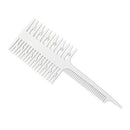Tail Hair Dyeing Coloring Highlighting Comb Fish Bone Hair Brushes (White) Newly